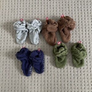 Zutano booties, set of 4, 18month size